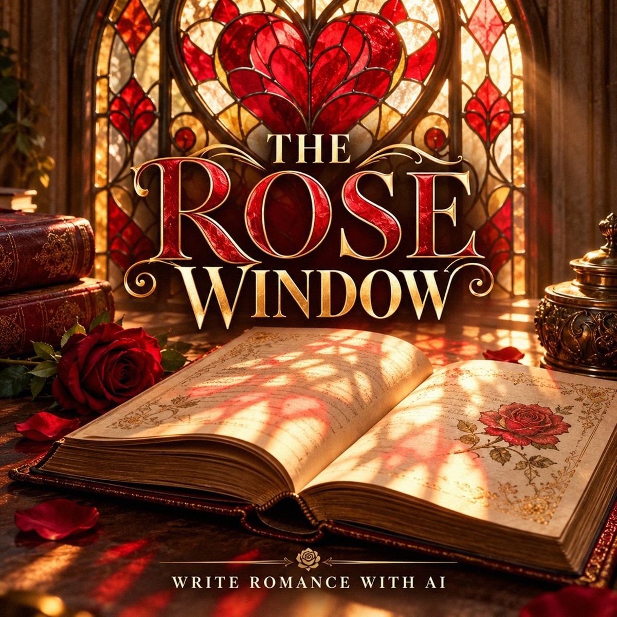 The High Priestess — The Rose Window